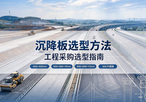 青山沉降板选择方法