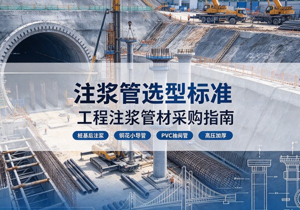 青山注浆管选型标准